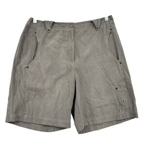 Jamie Sadock Shorts Womens Size 10 Gray Pockets Casual Golf